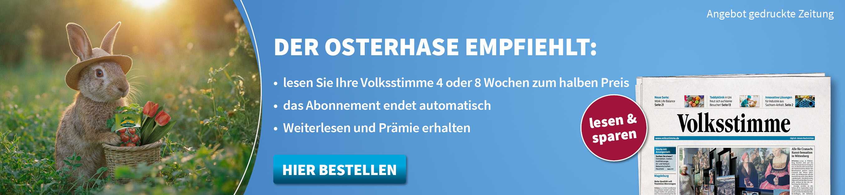 Volksstimme-Osteraktion
