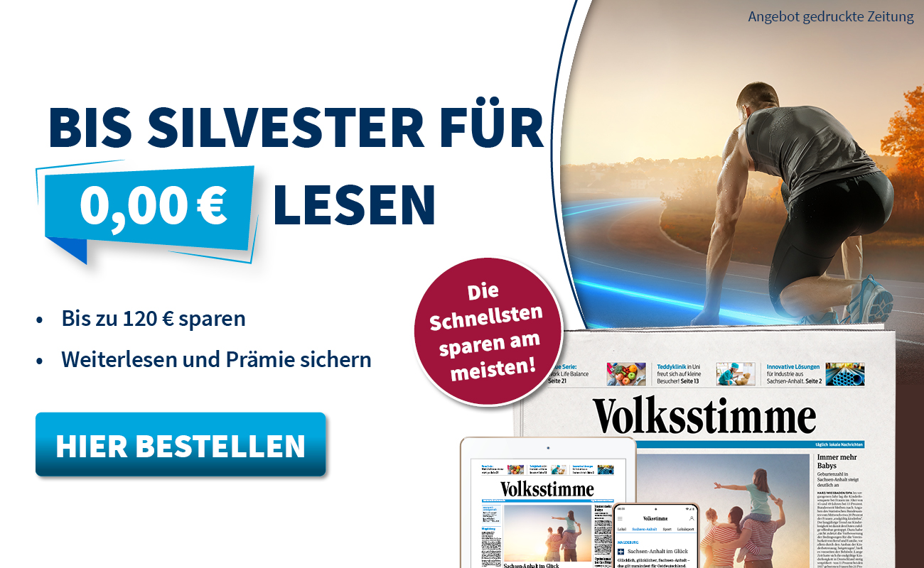 Cleverabo: Volksstimme für 0,00 € bis Silvester
