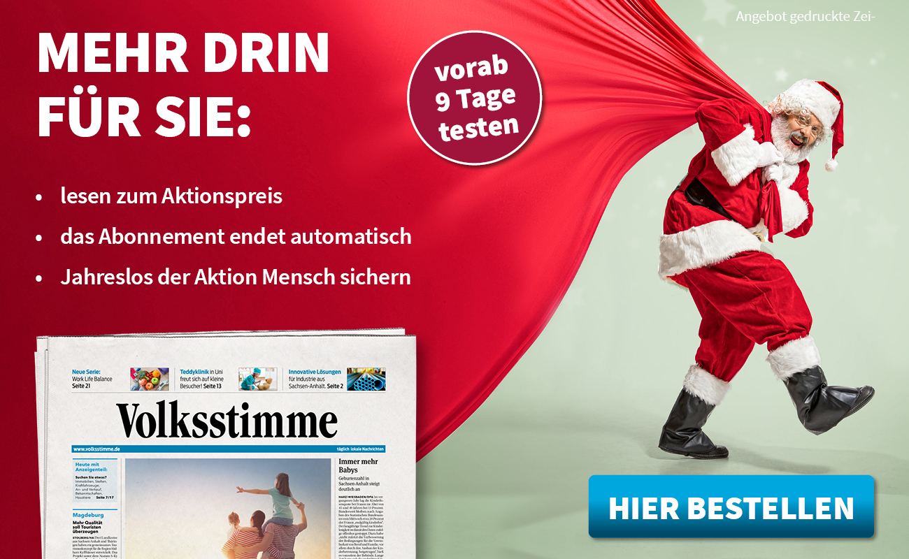 Volksstimme zu Weihnachten lesen