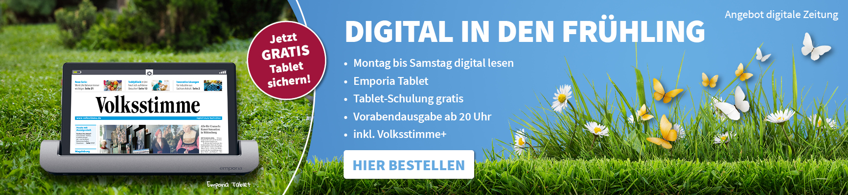 Digital in den Frühling