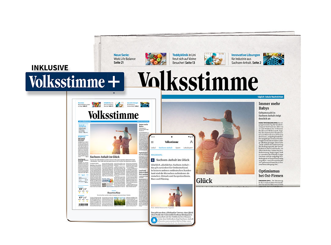 gedruckte und digitale Volksstimme testen