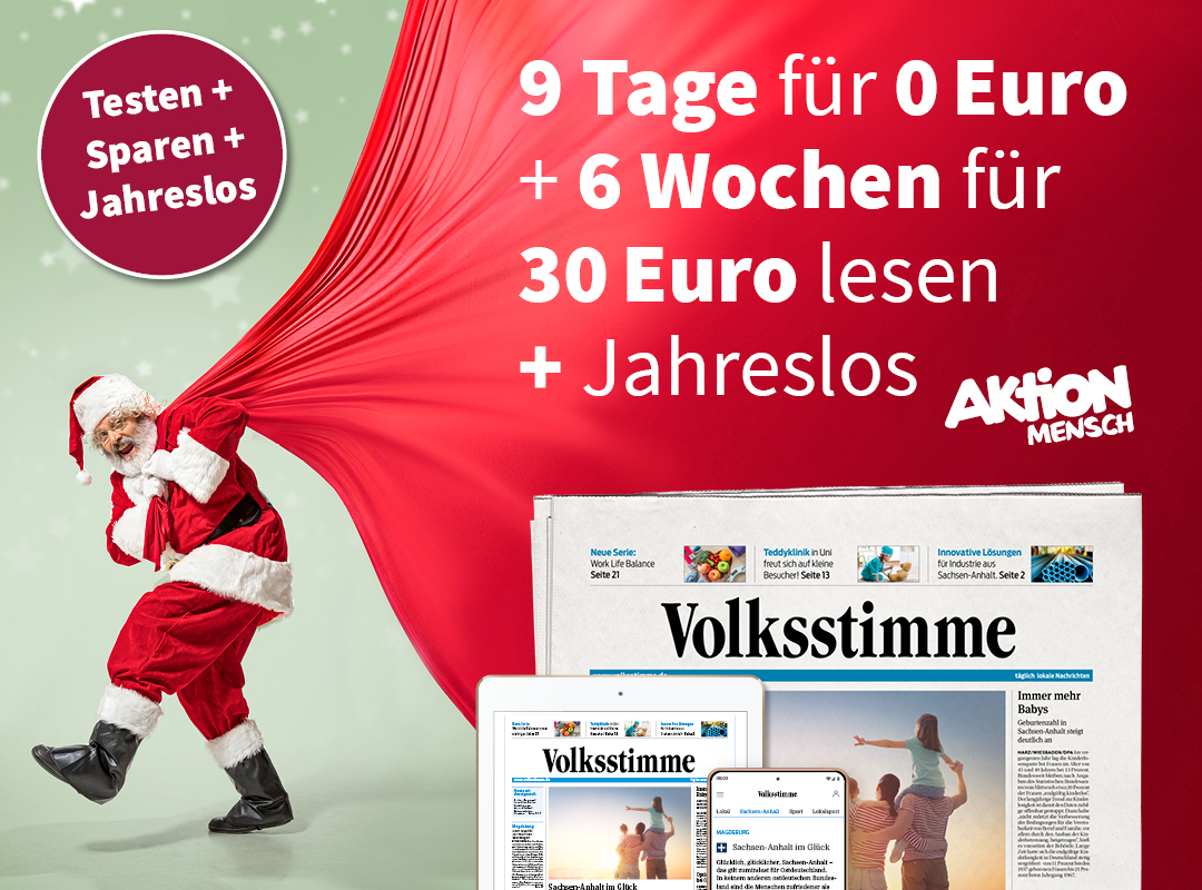 gedruckte und digitale Zeitung 9 Tage testen für 0 Euro und anschließend 6 Wochen für 30 Euro weiterlesen
